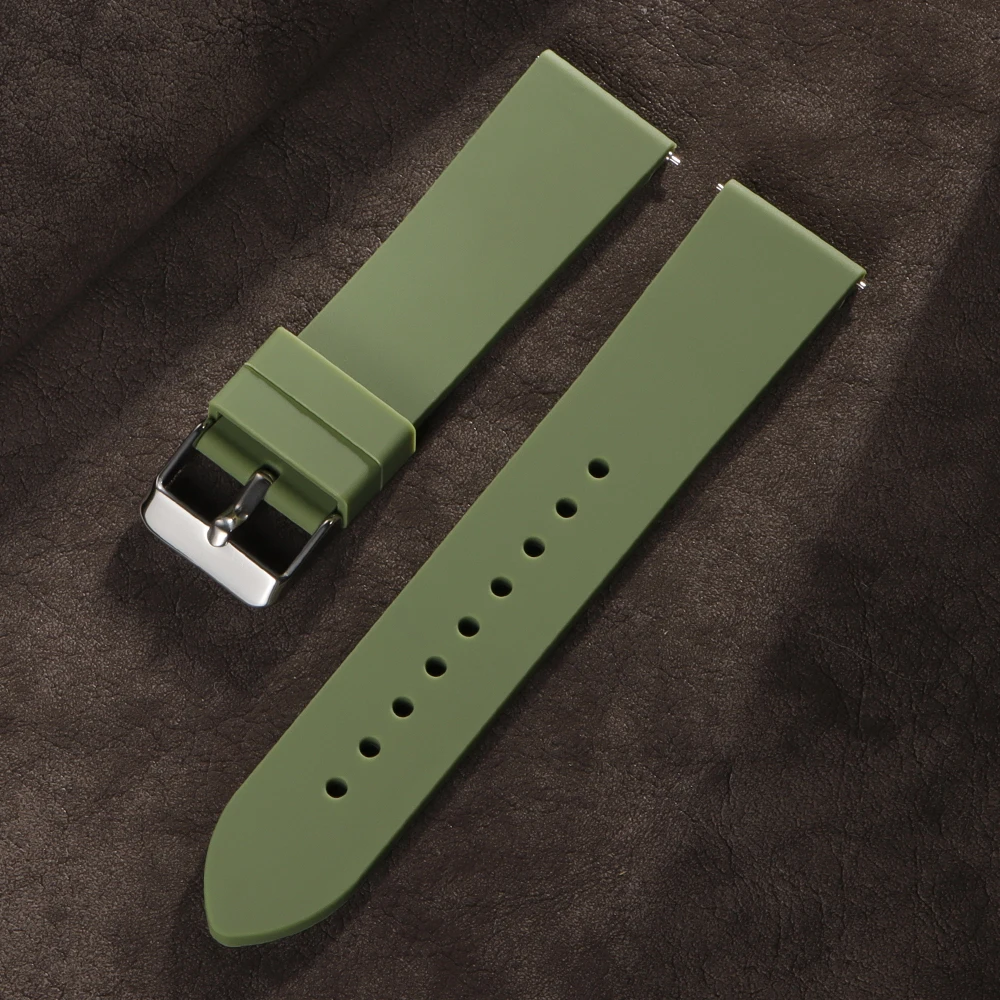 Universal Silicone Quick Release Watchband Bracelet – Flexible & Durable Wristband