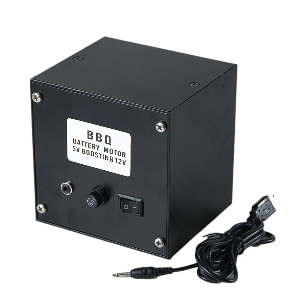 USB BBQ Grill Motor Rotating Motor 30KG Spit Rotisserie Motor for Roasting Furnace Roasted Lambs Piglets Chicken Motor 12V 2