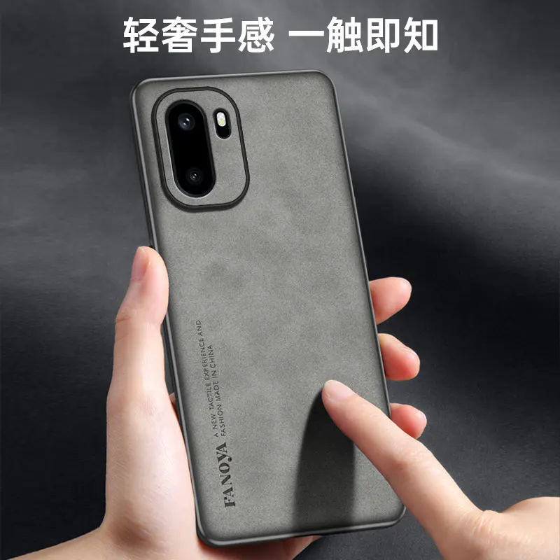 Luxurious PU Leather Sheepskin Feel Phone Case - Protective Cover Coque Shell s