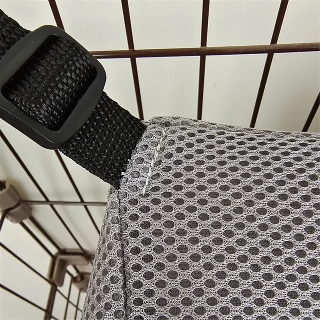 Cat Hammock Pet Cage Hanging Bed Breathable Mesh Cozy Kitten Hamster Sleeping House For Small Animal Guinea Pig Machine Washable 5
