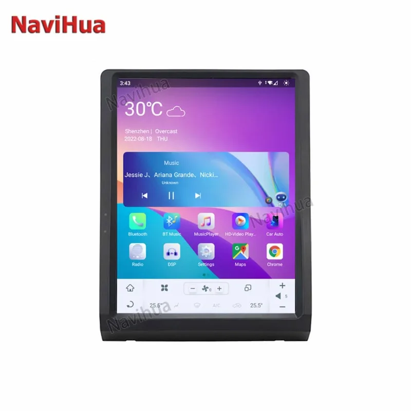 

Автомобильный DVD мультимедийный плеер на Android, магнитола с вертикальным экраном 13 дюймов, GPS, для Toyota LC100, LC200, LC78, LC79