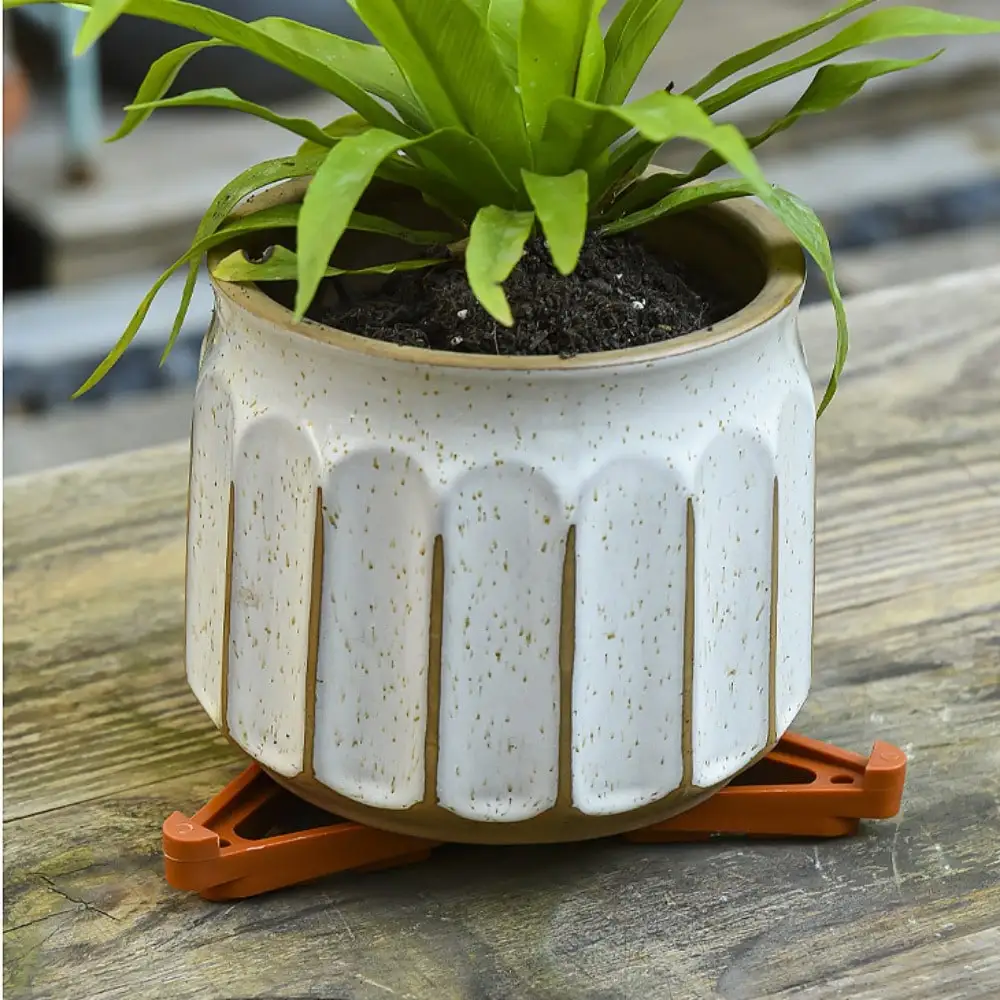 12PCS Plant Pot Stand Triangle Riser Toe Lift Stand Base Bracket Breathable Roots Anti-corrosive Feet Plant Support Brick Tray plant stand