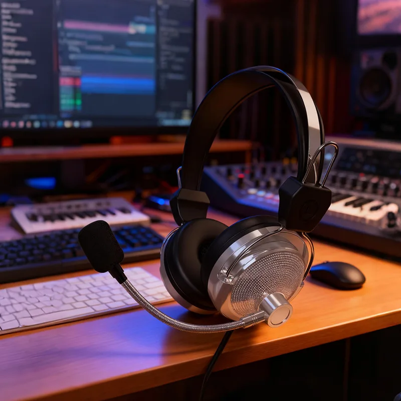 Fone de Ouvido Gamer no computador