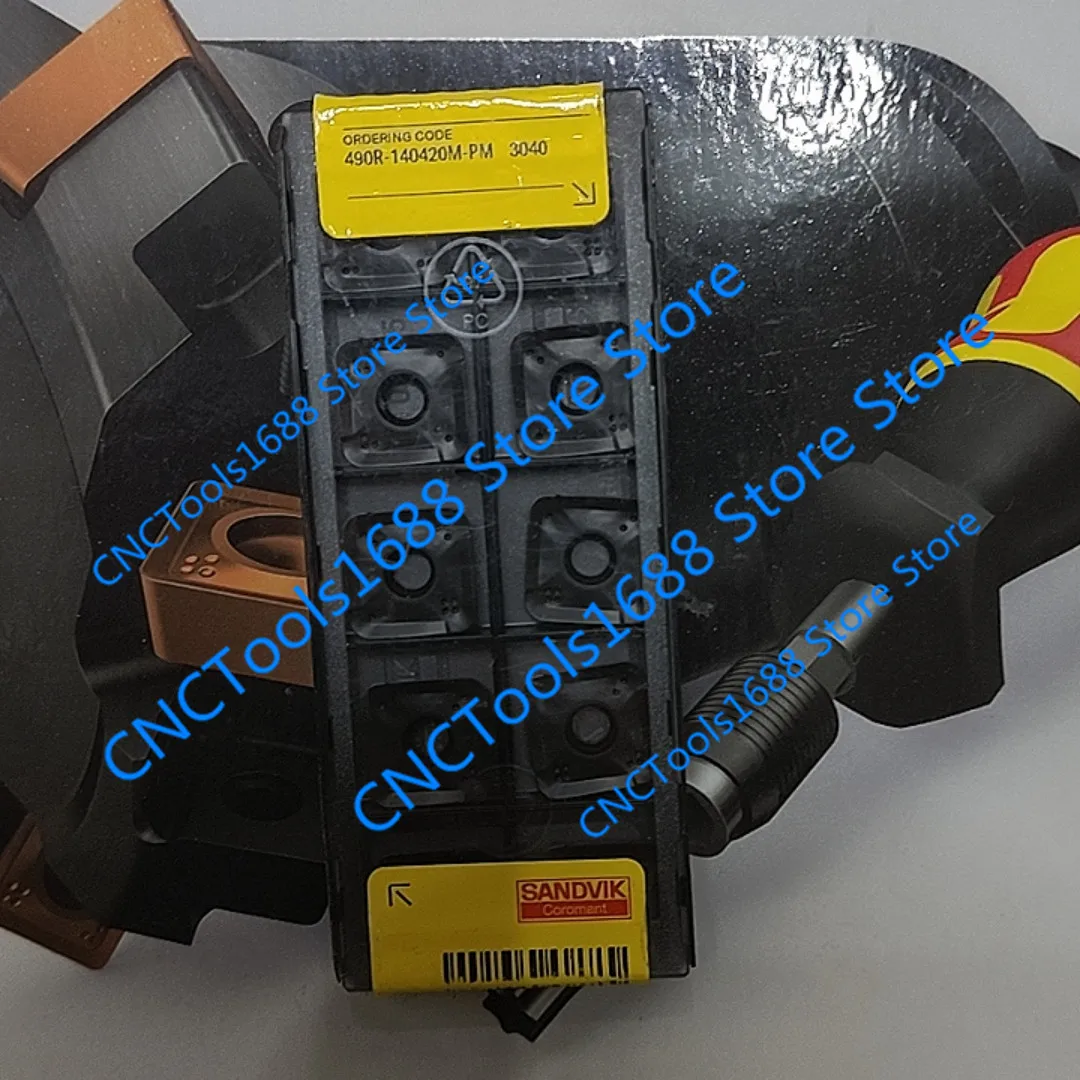

490R-140408M-PM 4340 4220 490R-140412E-MM S40T 490R-140408M-PH 4220 490R-140420M-PM 3040 Face Mill Carbide Inserts
