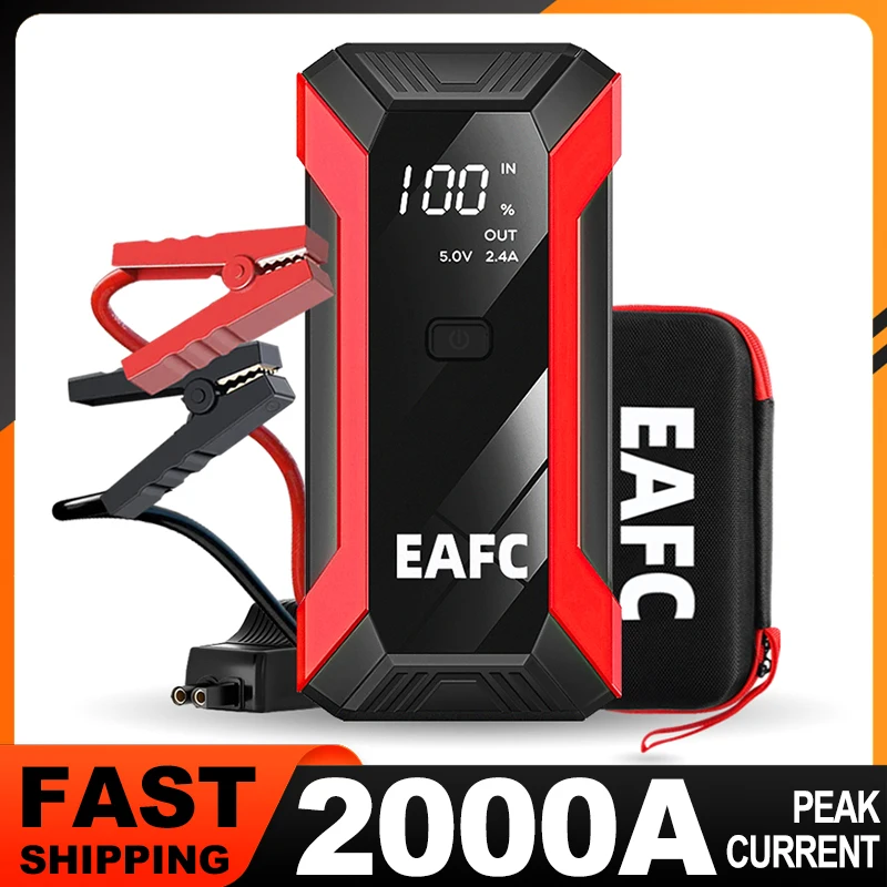 Power Bank 2000A/1200A/600A 12V Car Battery Jump Starter 1