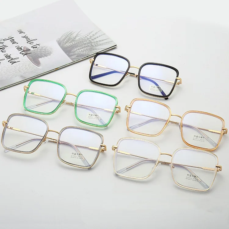 Fashion Classic Metal Anti-Blue Light Glasses Women Men Vintage Round Frame Computer Game Goggles Blue Ray Blocking Eyeglasses,eyeglasses frames,eyeglass frames,optical glasses