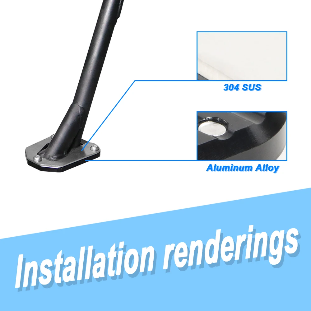 Elargisseur De Béquille KAWASAKI NINJA 650 & Z650 / Z900 / Z900RS