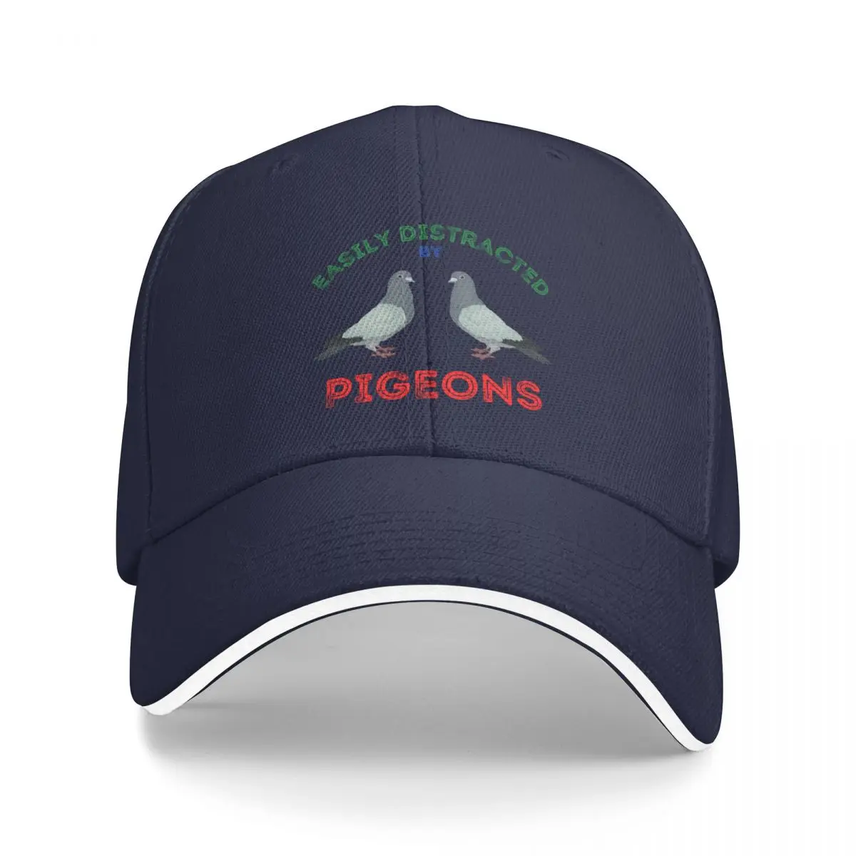 

Easily distracted by pigeons - vintage design, for pigeon fanciers/lovers Baseball Cap Sunhat Women Hat Men'S