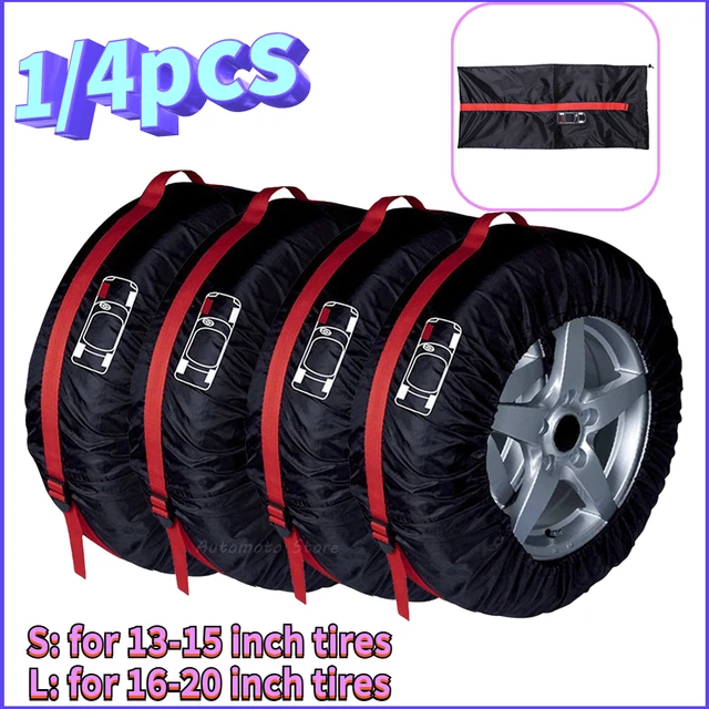 4pcs Universal Car Spare Tire Cover Case