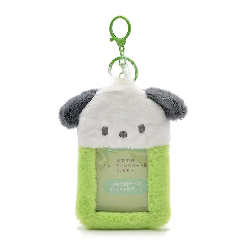 Sanrio Kuromi Melody Cartoon Photo Card Holder Bus Card Bank Id Card Protective Display Sleeves Students Bag Pendant Gifts