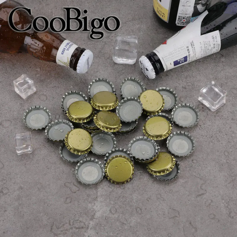 20pcs Beer Bottle Cap Wine Stopper Capper Plate Lid Crown Cover Seal for Home Bar DIY Brewing Equipment Accessories 32mm beer brewing equipment