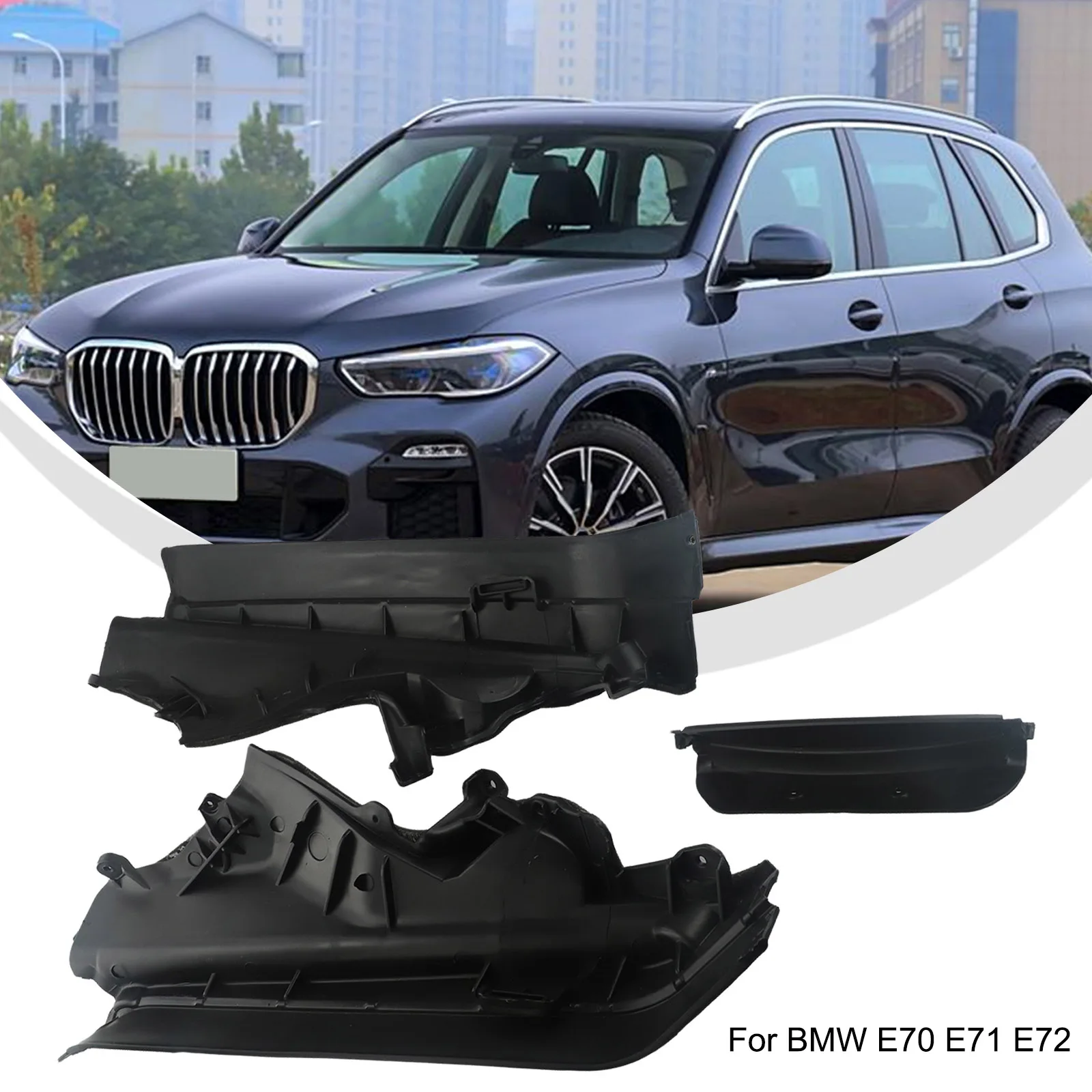 3 stücke Auto Motor Oberen Fach Partition Panel Für Bmw E70 Lci Für Bmw E71 E72 Hyb Links/Rechts/oberen Motor Fach Panel – Detail 30
