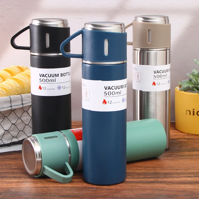 500ml Business Thermos Bottle Stainless Steel Vacuum Flask Thermos