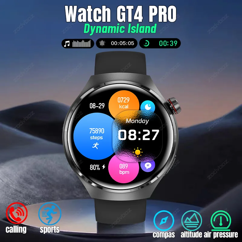 For Huawei New NFC Smart Watch Men GT4 Pro HD Voice Calling Sports