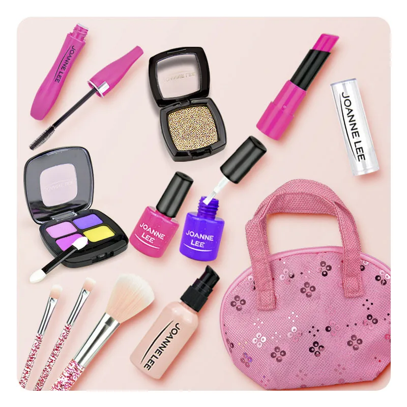 Kids Toys Simulation Cosmetics Set Pretend Play Makeup Toys for Girls Play House Simulation Make up Educational Toys Gifts 4