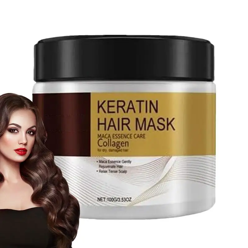 

Hydrating Hair Masque Nourishing Deep Moisturizing Hair Repair Masque 100g Frizz Control Hair Conditioner For Dry Damaged Hair