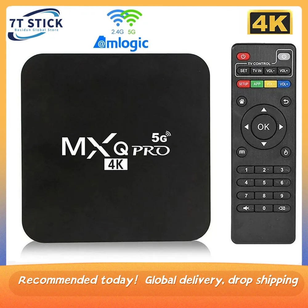 Tv Box MxqPro 4K 5G 8G 128Gb