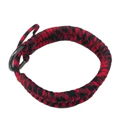 Braided Paracord Camera Wrist Strap Hand Grip - Universal DSLR Accessory (Red)