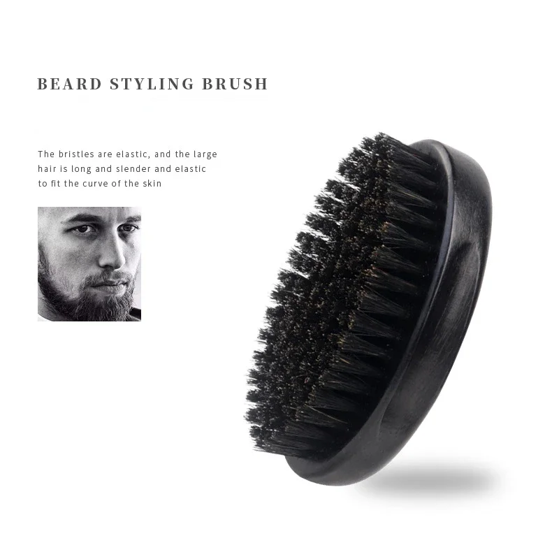 

2023 New Natural mini Wooden Beard Brush For Men Vintage Wood Face Massage That Works Wonders To Comb Beards and Mustach