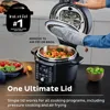 Duo Crisp Ultimate Lid, 13-in-1 Air Fryer and Pressure Cooker Combo, Sauté, Slow Cook, Bake, Steam, Warm, Roast, Dehydrate 4