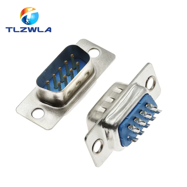 9 Pin Male Female Serial Connector | Vga Connector 9 Pin Male | Vga Db9  Rs232 Male - Connectors - Aliexpress