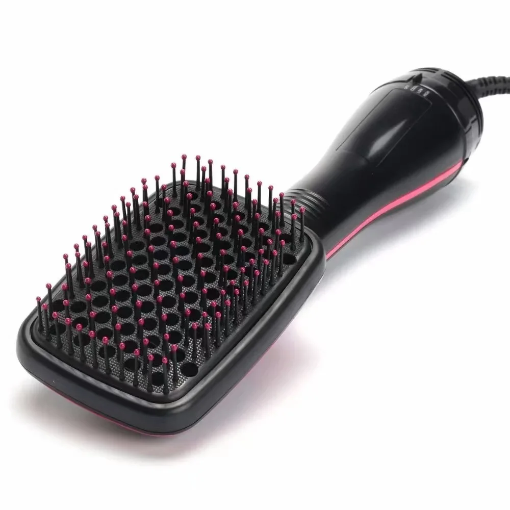 2-in-1 Dual-purpose Electric Brush, Home Hair Dryer Styling Comb, Used for Both Dry and Wet Hair and Head Massage Function