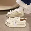 Womens Style Breathable Floral Canvas Shoes Autumn Thick Platform All-match Student Sneakers Zapatillas Mujer 4