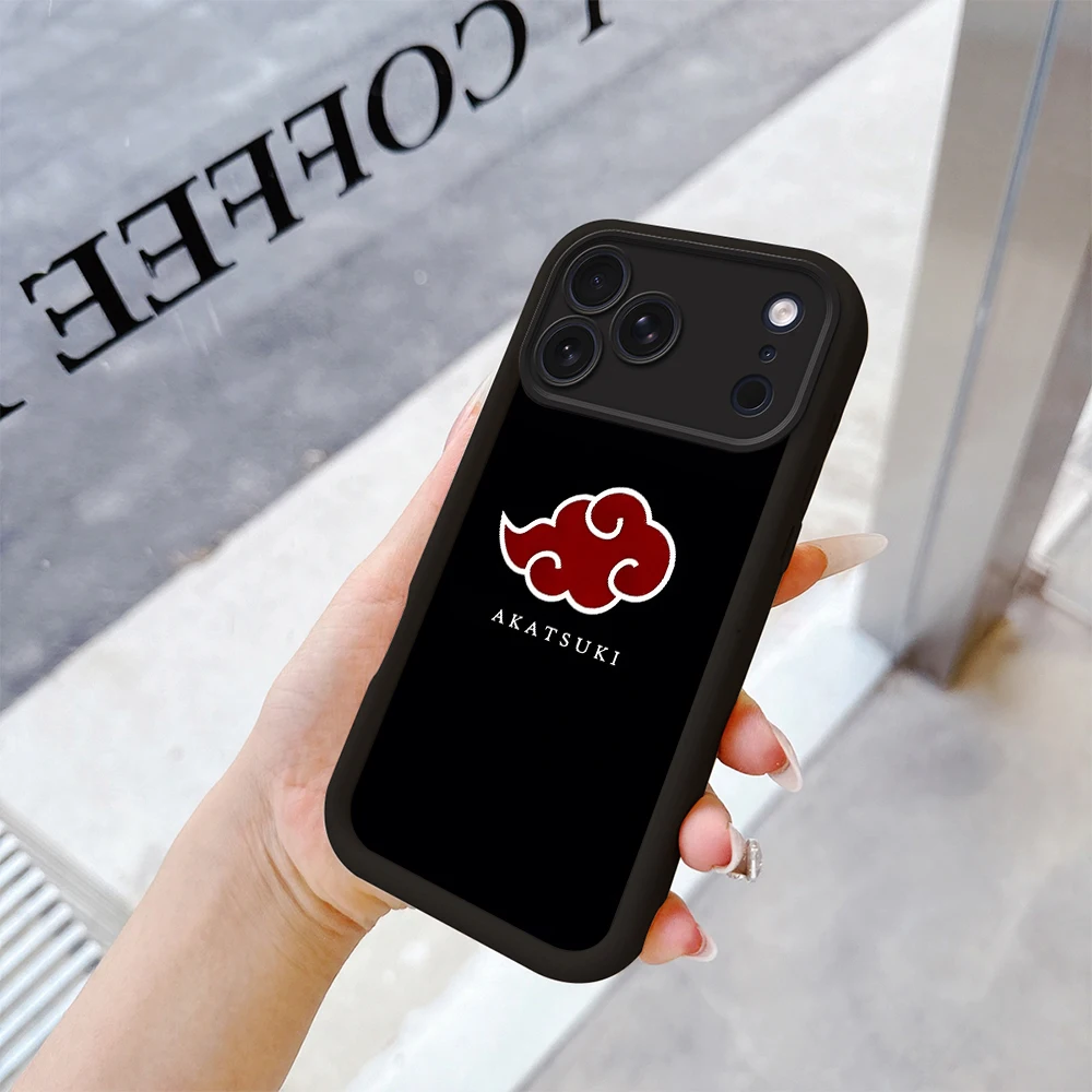 NARUTO Itachi Uchiha Black Soft Shell Phone Case with Lens Protection