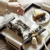 Velvet Tissue Box Cover with Heavy Tassel,Rectangle Table,Decorative Organizer,Holder for Bathroom Vanity,Countertop,Office Bar 2