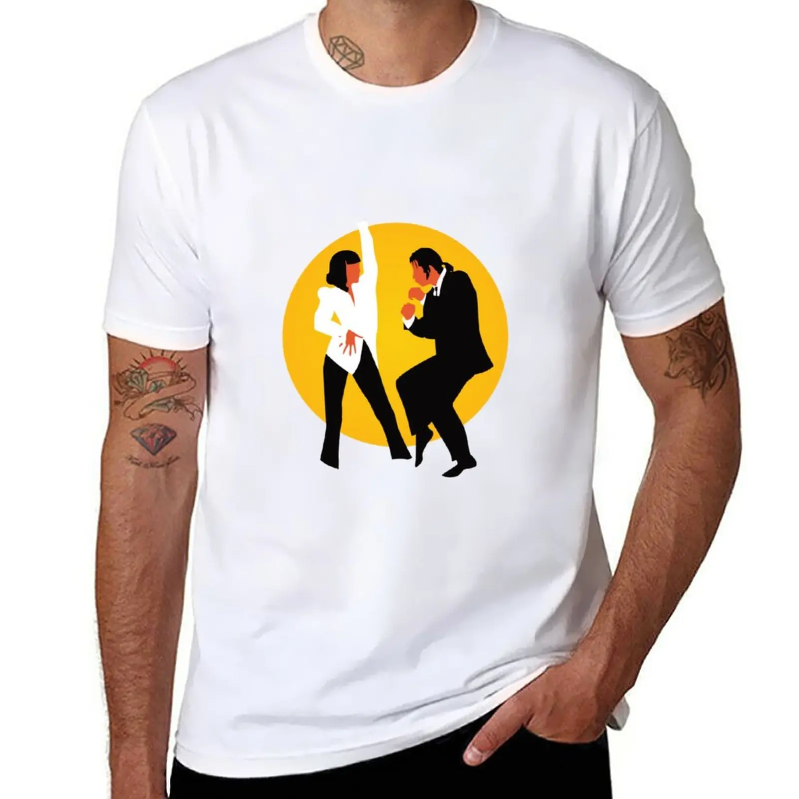 

Pulp Fiction T-Shirt oversized t shirts quick drying shirt funny t shirt T-shirt for a boy Men's clothing