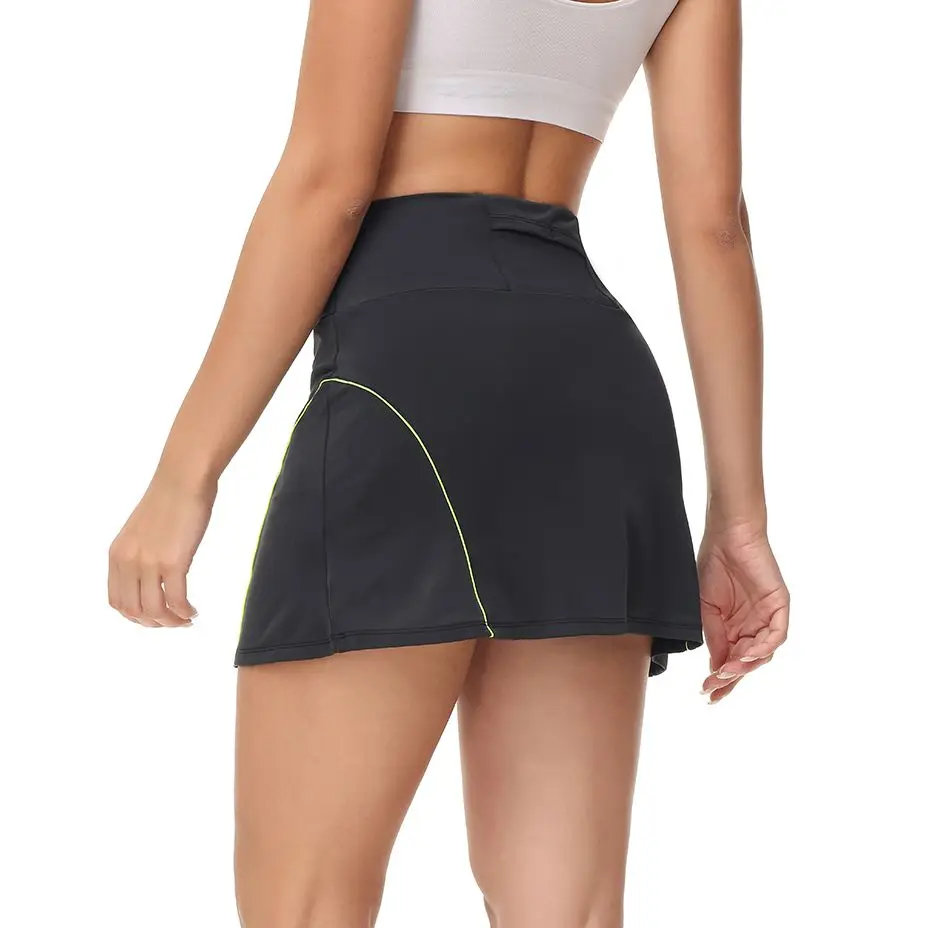 Women's Tennis Skirts Inner Shorts Waist Lightweight Golf Workout Sports Athletic Skorts with Pockets