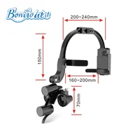 Lampe frontale dentaire LED sans fil rechargeable Bonito avec loupes de luxe pour chirurgiens dentaires 5