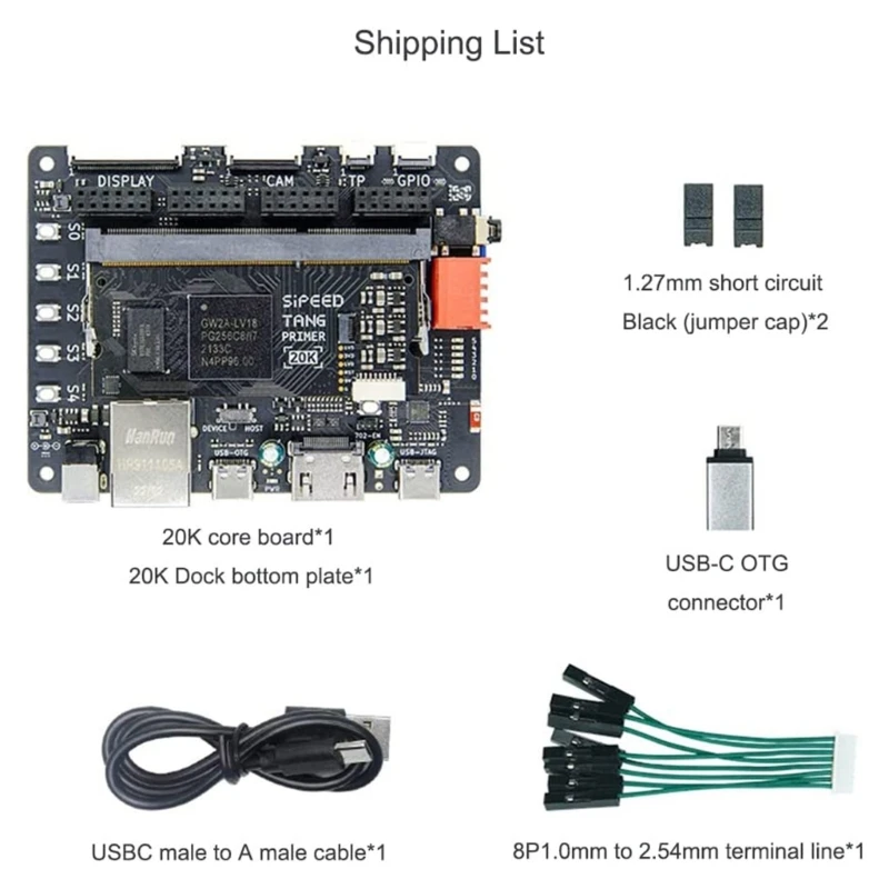 RISC-V  Ӻ ýۿ Primer 20K FPGA  (LUT4 Dropship )