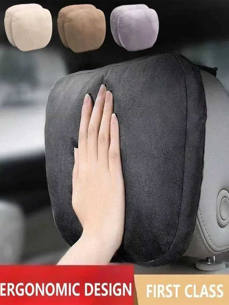 Car Neck Pillow Car Seat Headrest Pillow Auto Memory Cotton Protector Cushion For Universal Car Head Support for Gaming Chair