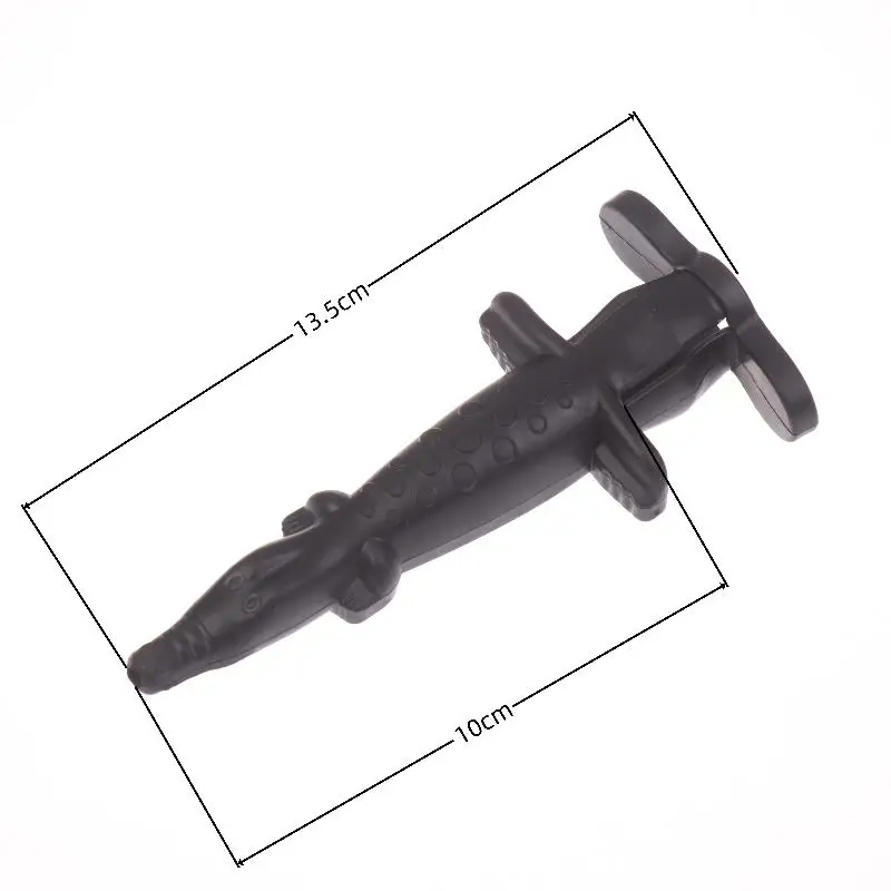 1Pcs 재사용 가능한 귀여운 악어 모양의 바늘 보호 케이스 치과 주사기 슬리브 커버 치과 의사 수술용 주입기 도구