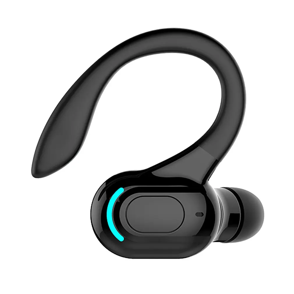 

Wireless Headset 5.2 Single Hook Business Stereo Earphones Noise Reduction Headphones with Mic Running Sports Earphone