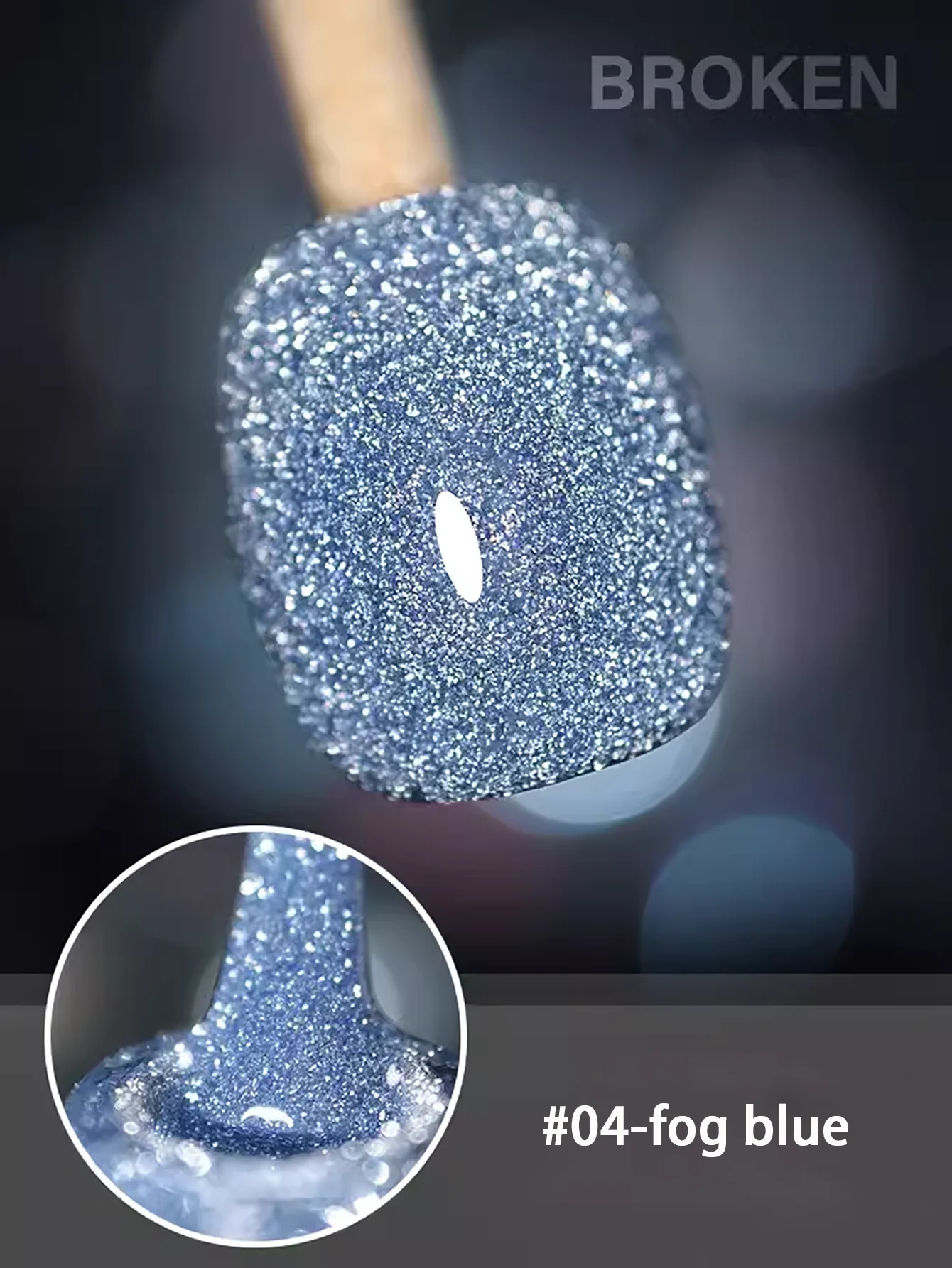 10ML 1-12 Stück Roter Nagellack mit Zerkleinerten Diamanten, Weißer Glitzer-Nagellack mit Hoher Dichte – Detail 28
