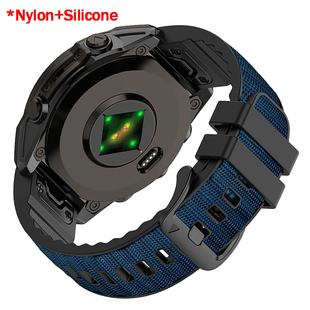 Durable Nylon Silicone Quick Fit Strap – 26 22mm Premium Band