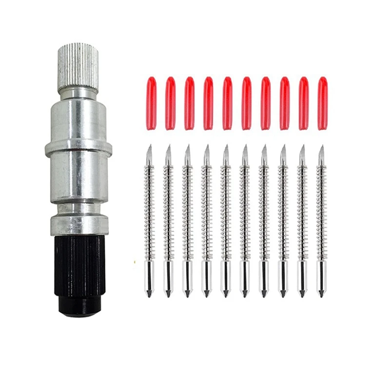 

100 Pcs 45 Degree Blade Vinyl Cutter Plotter Cutting Blades For CB09 CB09U Graphtec With Blade Holder Base
