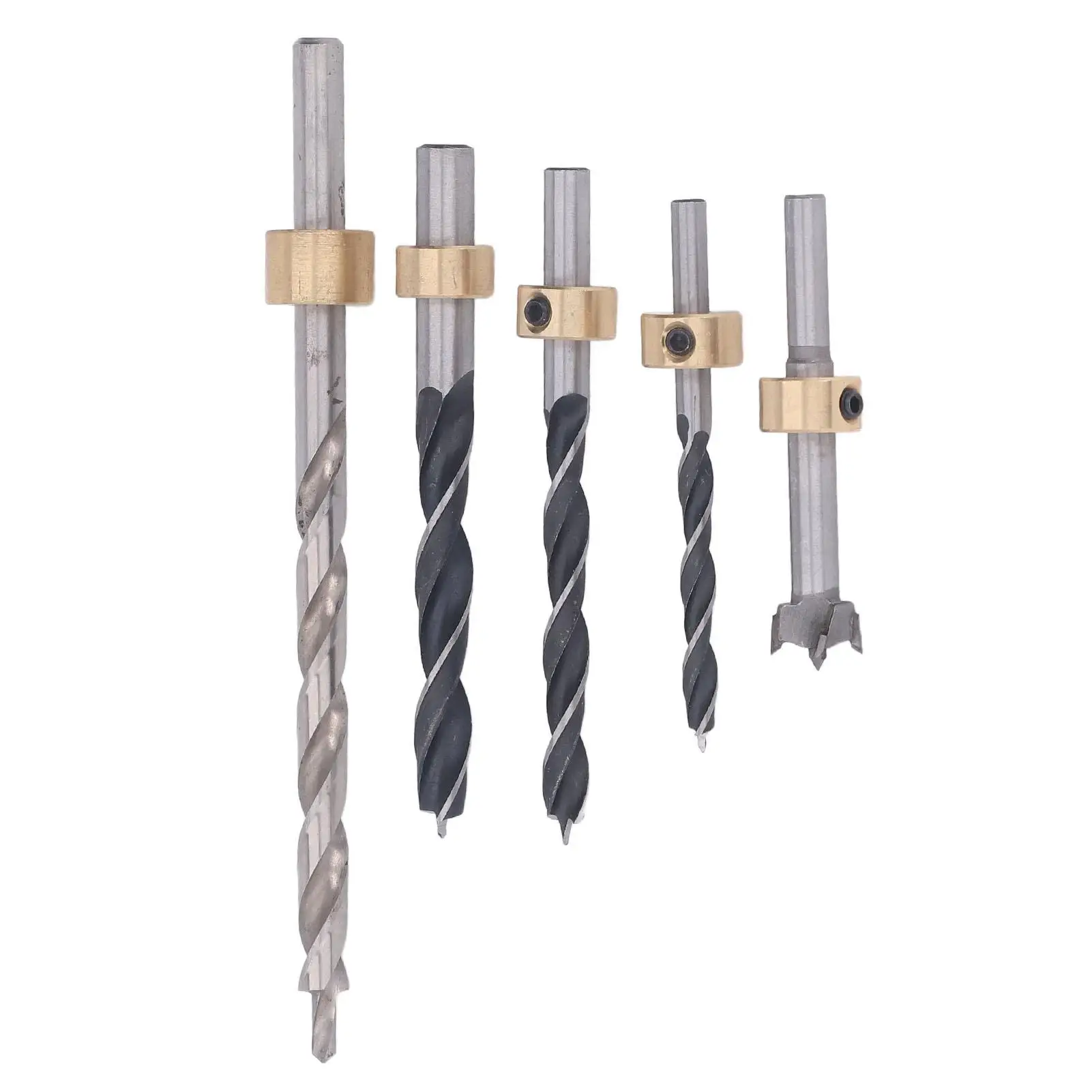 5Pcs Three-Point Woodworking Drill Positioning Tool for Inclined Holes-3-in-1 Setup