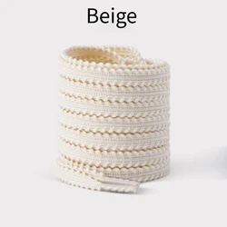 Casual Fashion Flat Shoe Laces - Stylish Rope Shoelace Accessory - 160cm (Beige)