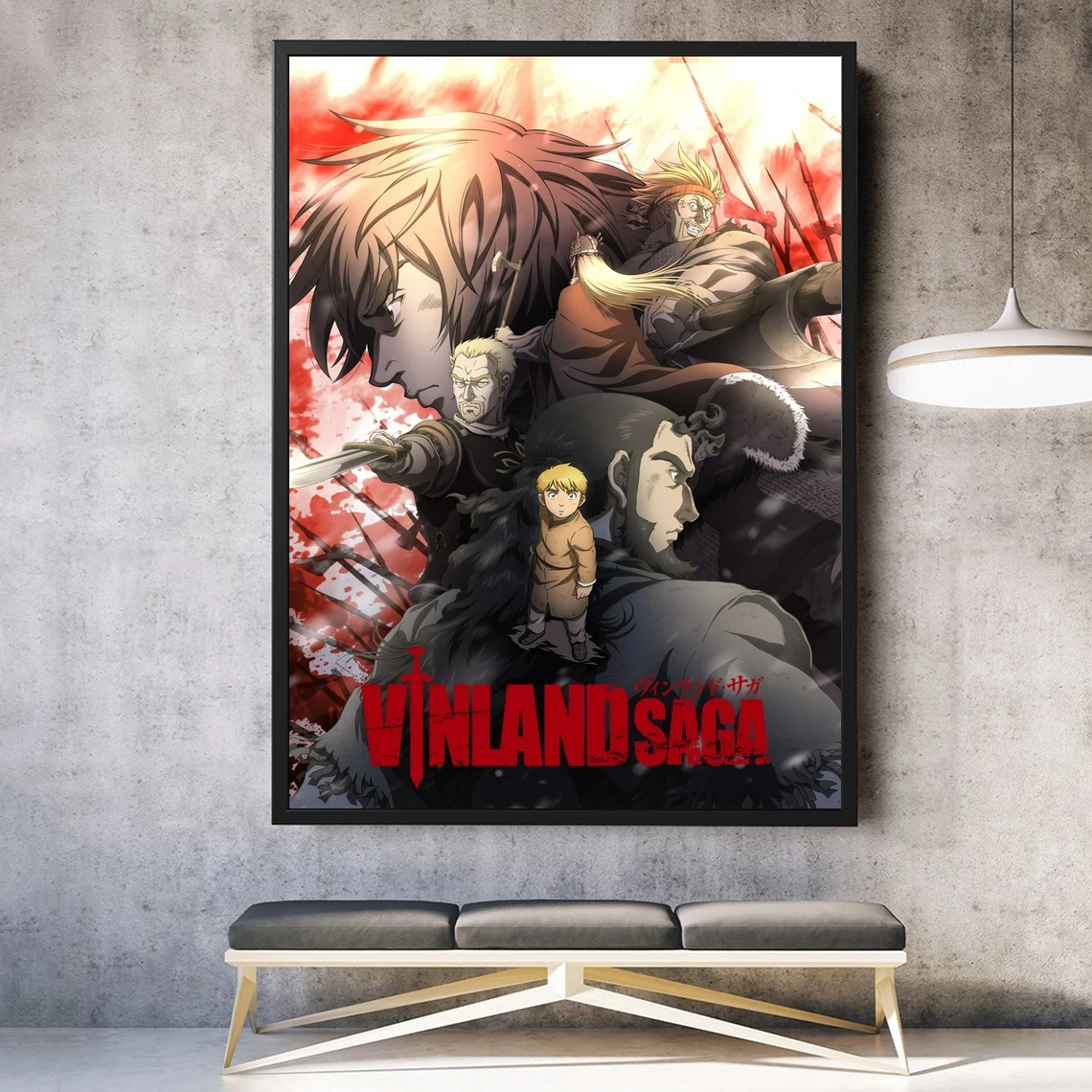 

Vinland Saga Anime Poster Japanese Animation TV Drama Canvas Poster Print Wall Painting Home Decor (No Frame)