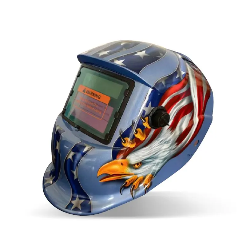 قناع AIRAJWelding ، رأس حماية لحام بالطاقة الشمسية البالية ، غطاء تعتيم أوتوماتيكي ، معدات لحام احترافية متعددة الوظائف