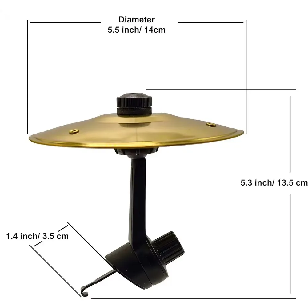 Metal Car Air Vent Cymbals for Dashboard Rhythm