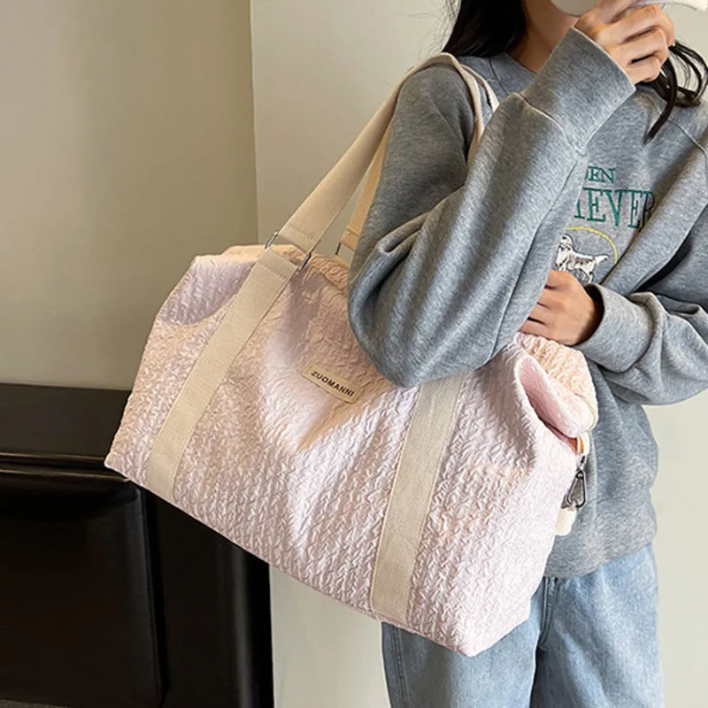 Short Distance Business Trip Large Capacity Travel Bag Waiting for Delivery Accommodation Yoga Fitness Women's Bag Boarding