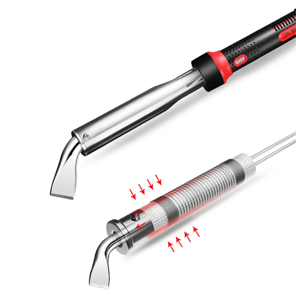220V 전기 납땜 인두 고전력 80W 100W 150W 200W 300W 외부 가열 전기 용접 펜 유형 표시 등