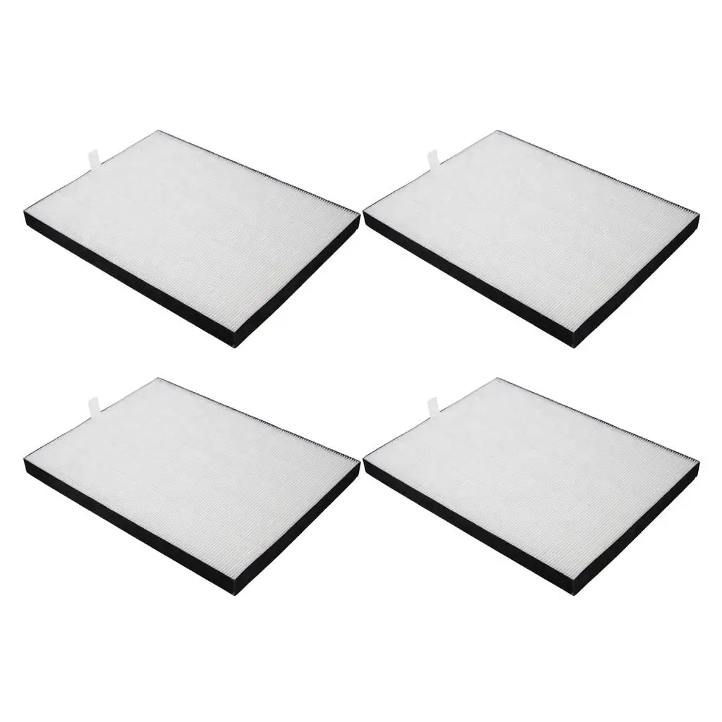 

4 Pcs Replacement HEPA Filters Part for Sharp Air Purifier Accessory White