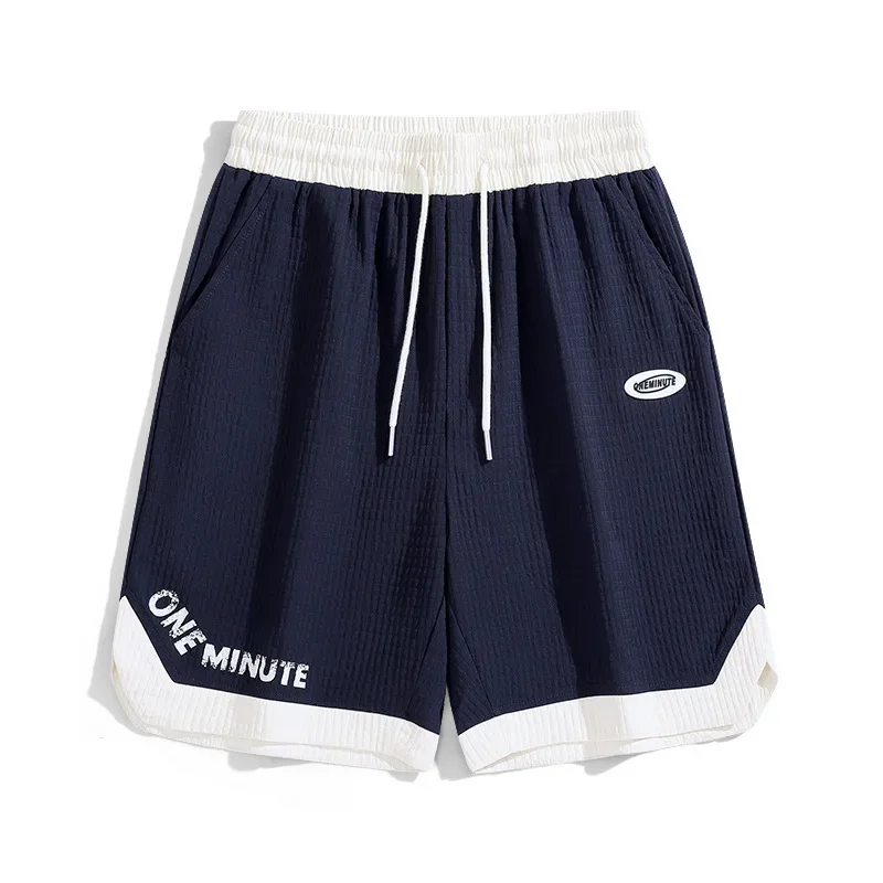 Men's Beach Shorts Summer New Sport Casual Basketball Pants Trendy Five-Quarter Length Shorts Skateboard Sportswear