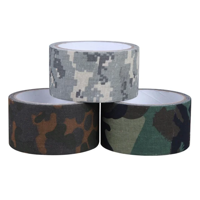 Camouflage Invisible Tape Camo Form Reusable Self Cling Camo Hunting Rifle Fabric Tape Wrap Outdoor Camping Accessories 2
