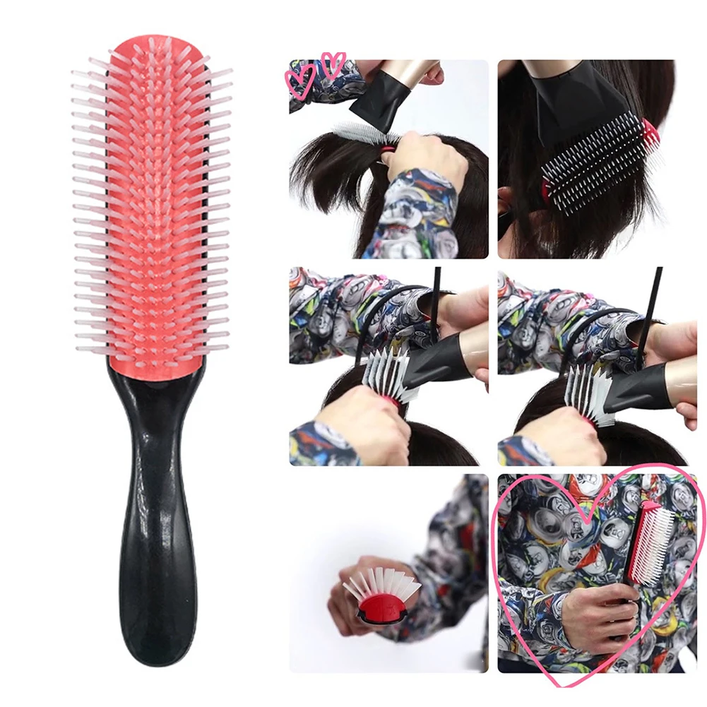 Removable Hairdressing Comb Professional Hair Detangling Brushes Scalp Massager for Women Men Home Salon Supplies
